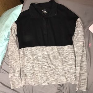 Quarter button up Sweatshirt